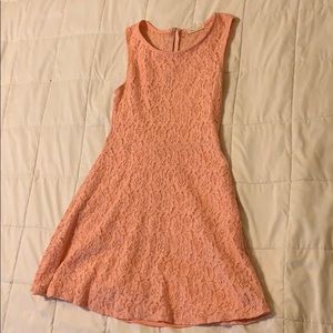 Lace tank dress
